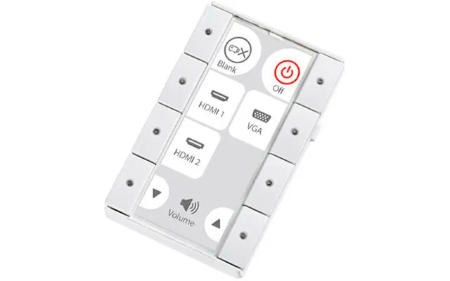 Biamp Echo 8dkw 1â Modul Fuga Panel Til Styring Af Av Udstyr - Hvid