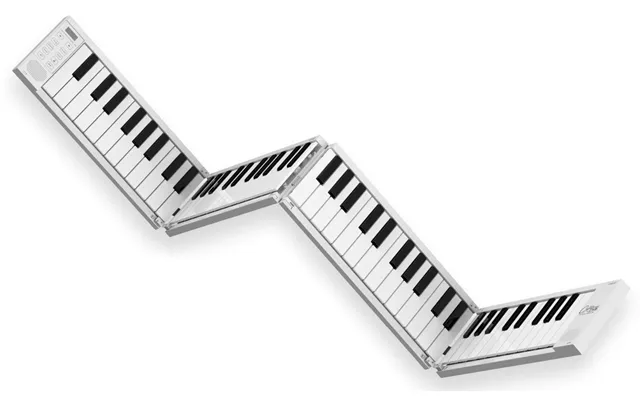 Carry On Fp88t Folding Piano - Hvid