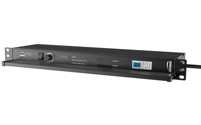 Caymon Psr529g B Rack Strømskinne Med Sikring, Display, Lys Og Usb Port - 19 1unit