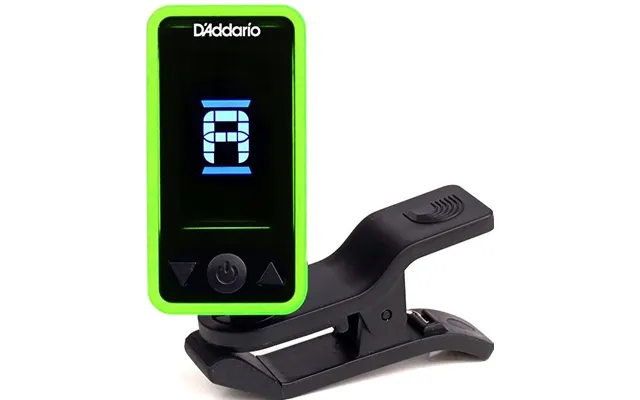 D'addario Pw-ct-17 Eclipse Tuner Til Guitar Og El-bas Grøn