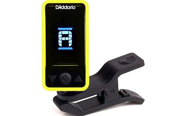 D'addario Pw-ct-17 Eclipse Tuner Til Guitar Og El-bas Gul