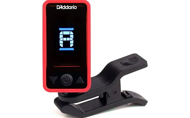 D'addario Pw-ct-17 Eclipse Tuner Til Guitar Og El-bas Rød