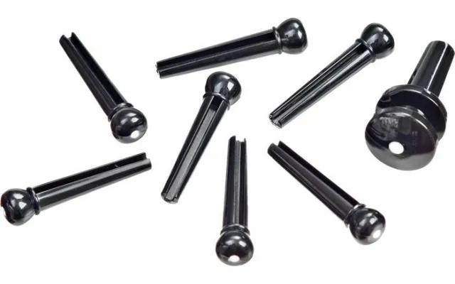 D'addario Pwps10 Baron Sæt - Sort Abs-plast M. Hvid Prik