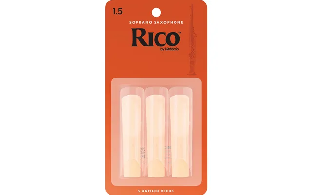 D'addario Rico Saxofon-blade Sopran - 3 Pack 1,5