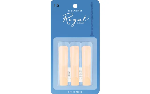 D'addario Royal Klarinet-blade Bb - 3 Pack 1,5
