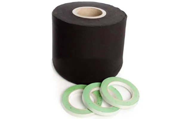 Deco-molton 160g På Rulle Til Scenepodier Inkl. Tape - Sort 20cm X 60m
