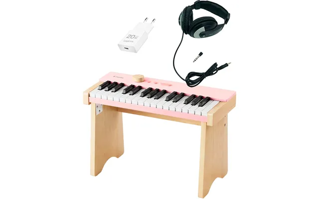 Donner Kido V-10 Børne El Klaver - Lys Pink