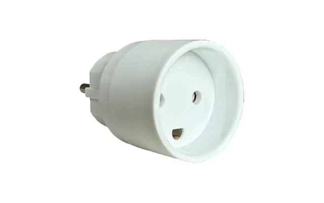 E-line Hybrid Adapter - Schuko Med Jord Han Til Dk Med Jord Hun