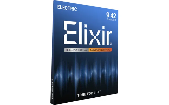 Elixir Nanoweb - El-guitar Strenge 009-042 Super Light