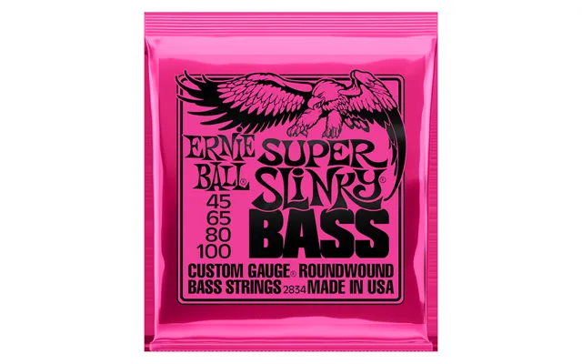 Ernie Ball 2834 Super Slinky Bass 45 - 100 Til 4-strenget Bas