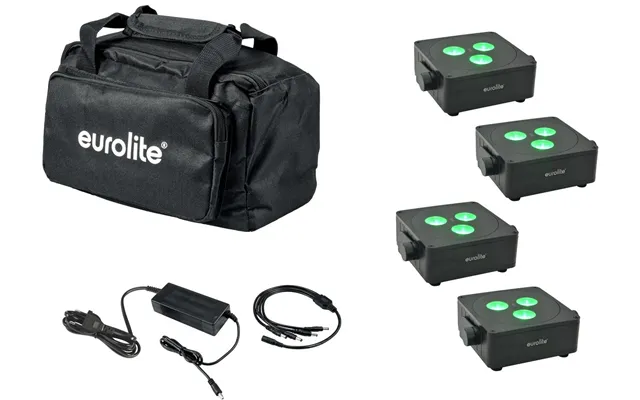 Eurolite Akku Ip Flat Light 3 Bk Led Bundle