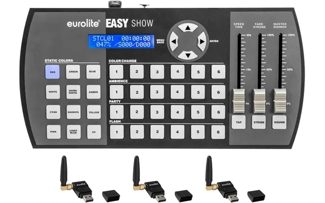 Eurolite Easy Show Dmx Styring Med 3 Stk Quickdmx Trådløs Sender