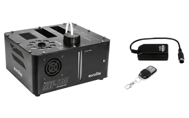 Eurolite Nsf-100 Led Dmx Røgmaskine Inkl. Wrc-4 Trådløs Remote