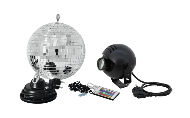 Eurolite Spejlkuglesæt 20cm Inkl. Motor Led Rgb