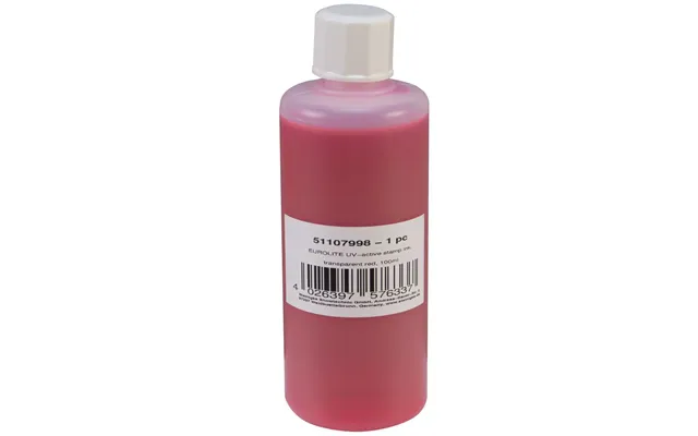 Eurolite Uv Stempel Væske 100ml Rød