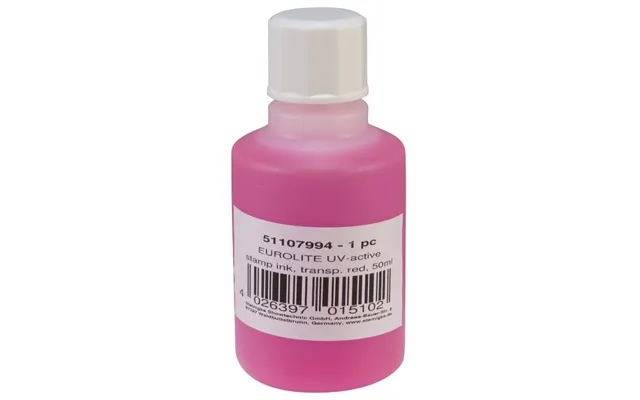 Eurolite Uv Stempel Væske 50ml Rød