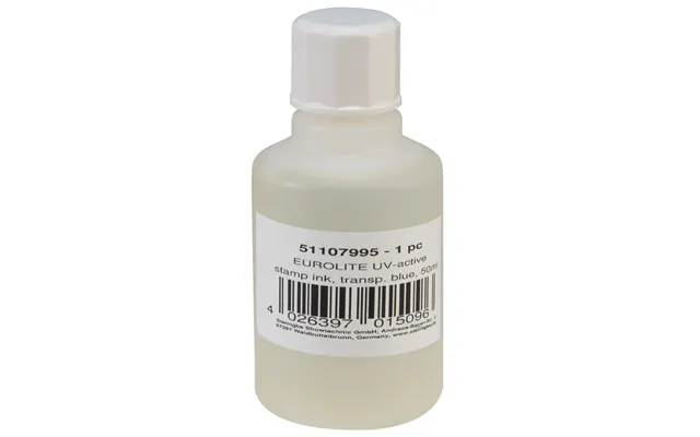 Eurolite Uv Stempel Væske 50ml Transparent Blå