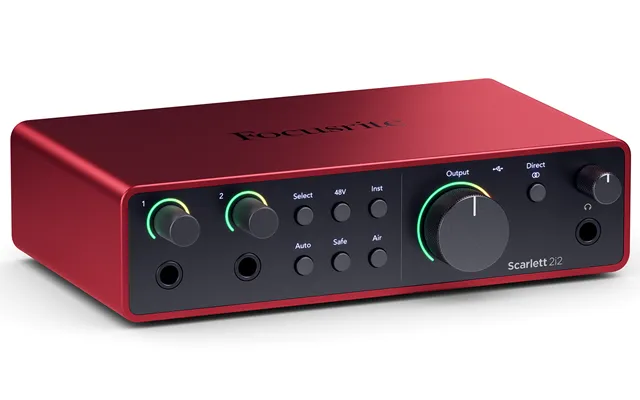 Focusrite Scarlett 2i2 4th Gen Lydkort