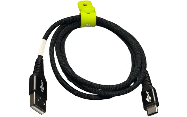 Goobay Usb-c - Usb-a 2.0 Supersoft Tekstilkabel, 3a