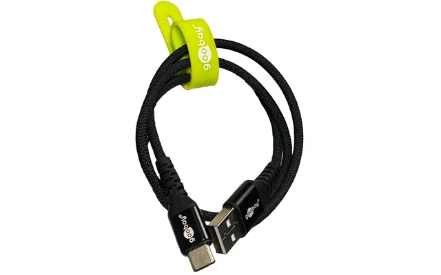 Goobay Usb-c - Usb-a 2.0 Supersoft Tekstilkabel, 3a