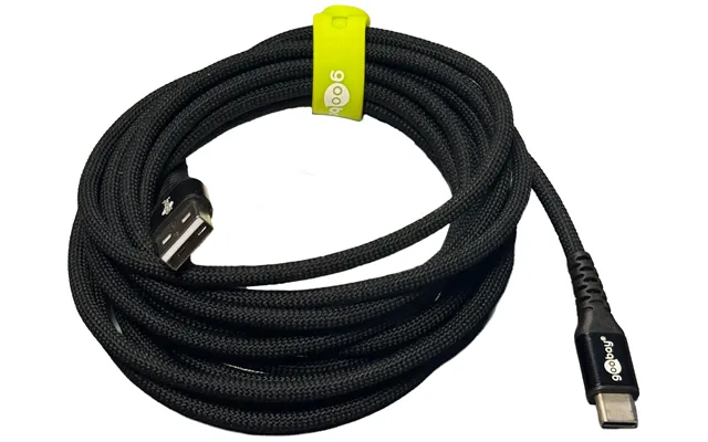 Goobay Usb-c - Usb-a 2.0 Supersoft Tekstilkabel, 3a