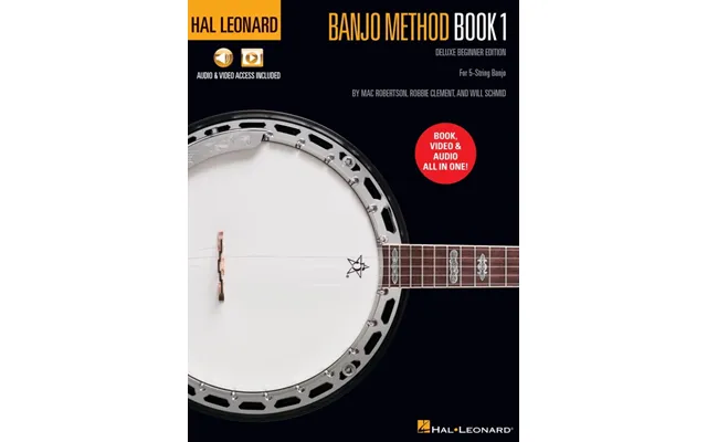 Hal Leonard Banjo Method Book 1 - Deluxe Beginner Edition Inkl