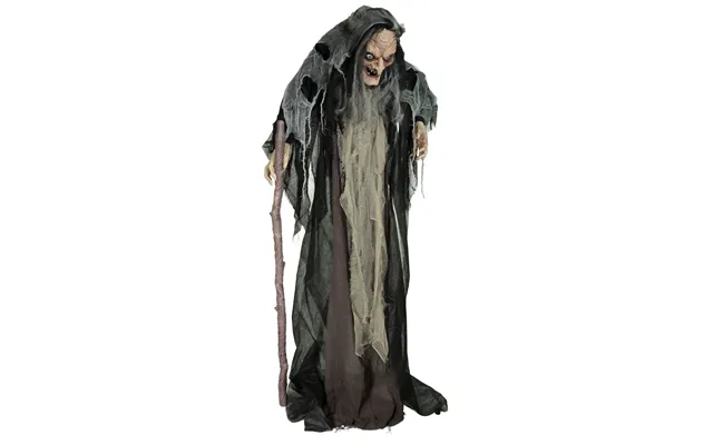 Halloween Full-size Hekse Figur Med Effekter - 160 Cm
