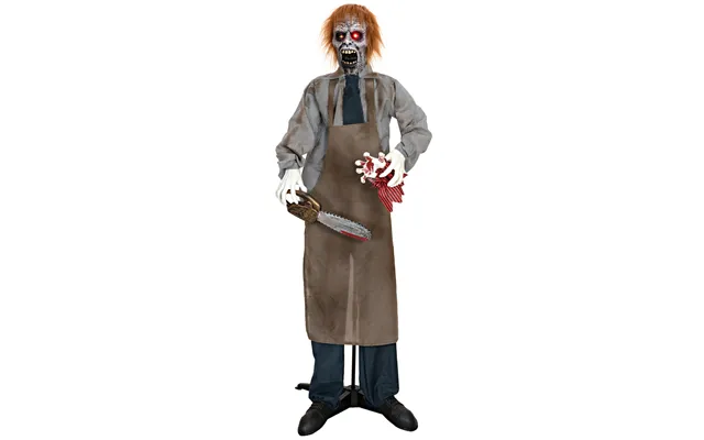 Halloween Full-size Zombie Figur Med Effekter - 170 Cm