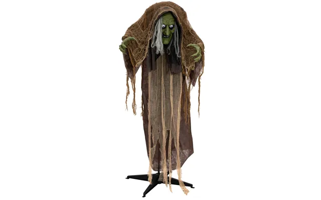 Halloween Hekse Figur Med Effekter - 145 Cm