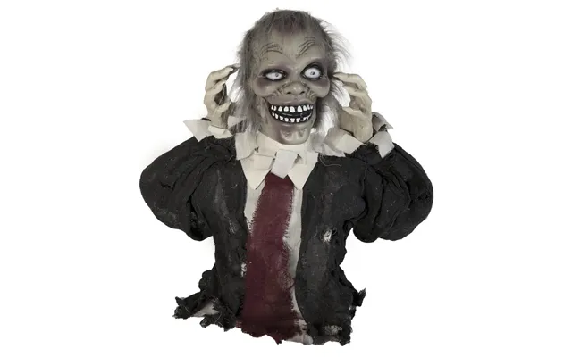 Halloween Klovne Zombie Figur Med Effekter - 67 Cm