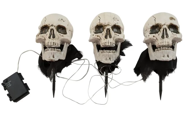 Halloween Kranie Lanterne Havesæt Med 3 Stk. - 29 Cm