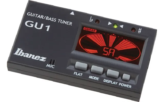 Ibanez Gu1-bk Guitar Og Bas Tuneribanez Gu1-bk Guitar Og Bas Tuner