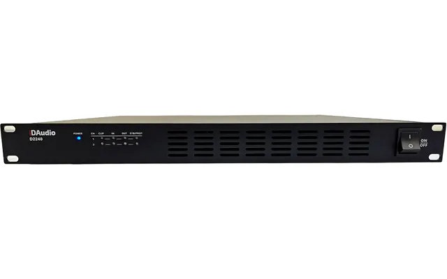 Idaudio D2240 Forstærker 19 1unit 2x240w I 8 Ohm Eller 70 100v