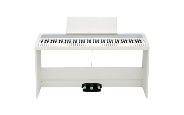 Korg B2 Sp Digital Klaver Komplet Med Ben Og Pedaler - Hvid