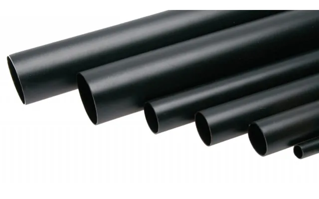 Krympeflex Med Lim - Sort 12 4mm