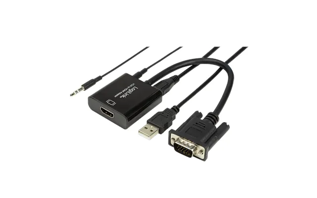 Logilink Vga Med Lyd Til Hdmi Converter