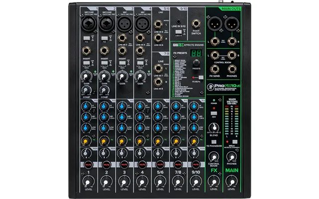 Mackie Profx10v3 - 10-kanals Mixer Med Fx Og Usb