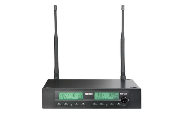 Mipro Act312 Trådløs Modtager 2 Kanals 5nb 518-542 Mhz