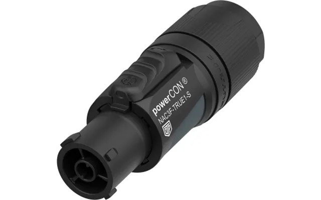 Neutrik Nac3f-true1-s Powercon True1 Hun Kabelstik - Sort