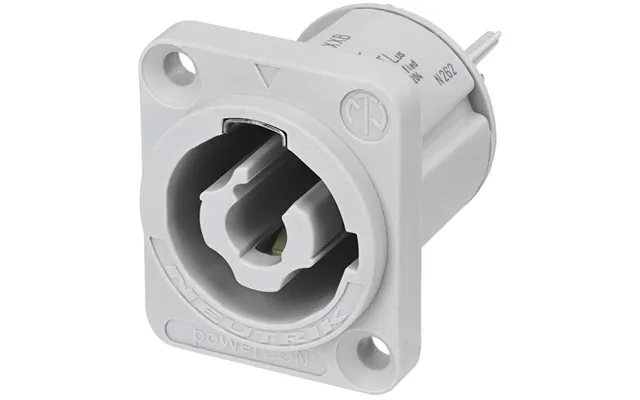 Neutrik Nac3mpxxb Powercon Chassis Stik - Grå