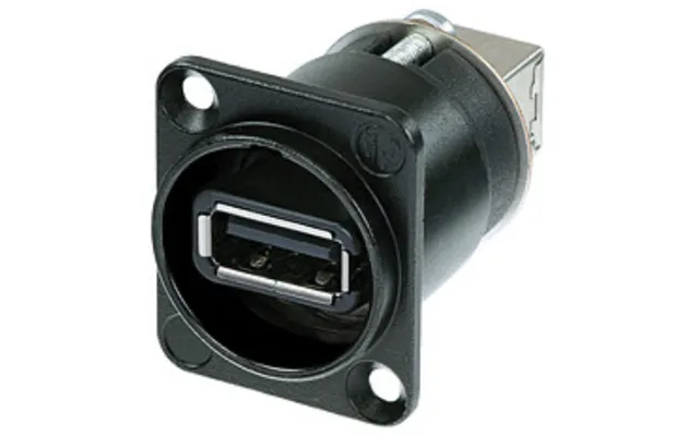 Neutrik Nausb-w-b - Usb 2.0 Chassis-stik Vendbar