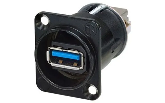 Neutrik Nausb3-b - Usb 3.0 Chassis-stik Vendbar