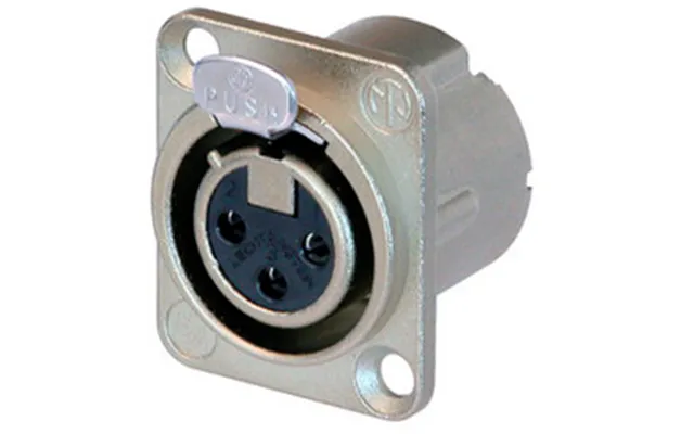 Neutrik Nc3fdlx 3pol Xlr Hun Chassis-stik - Blank