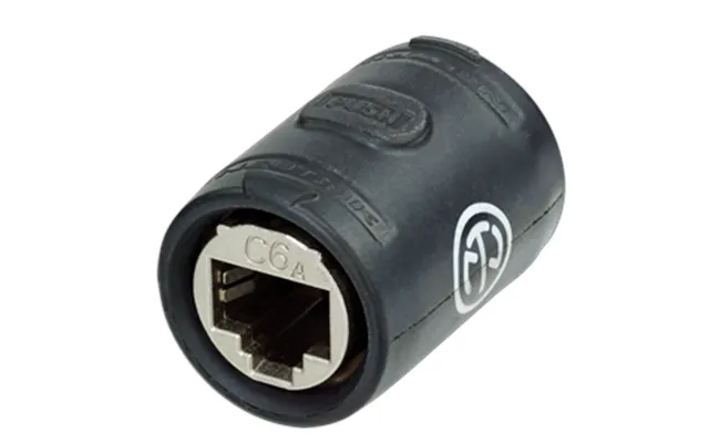 Neutrik Ne8ffx6-w Ethercon Rj45 Hun Hun Mellemled Adaptor Til Cat6a