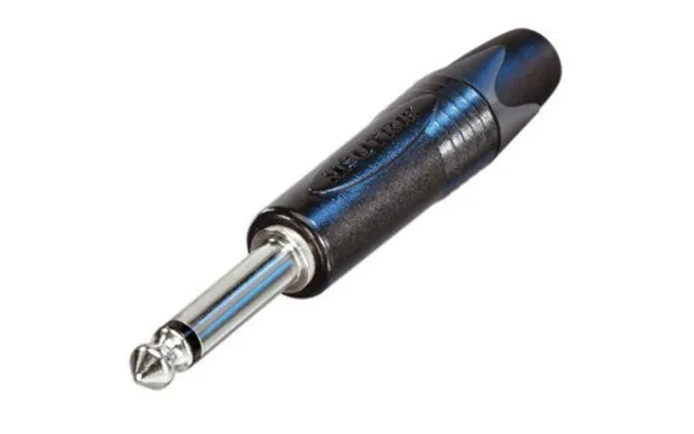 Neutrik Np2x-bag Jack 6,3mm Mono Kabel-stik - Sort