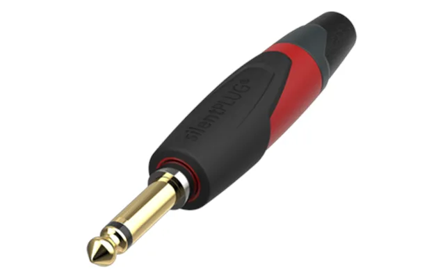 Neutrik Np2xx-silent Jack 6,3mm Han Kabelstik - Rød