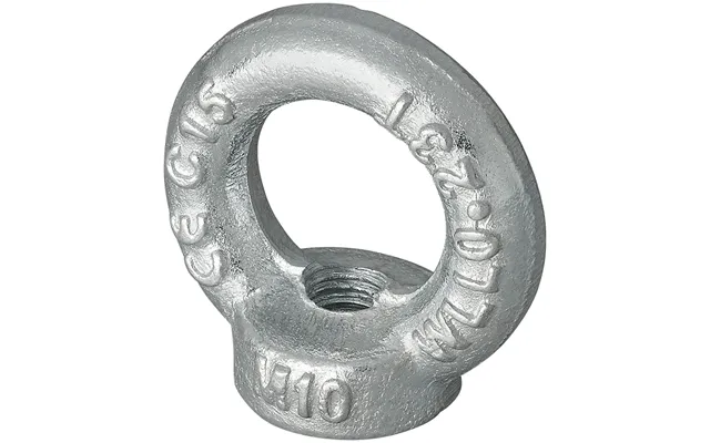 Øjemøtrik Ringmøtrik M10, Ø25mm - Wll 230 Kg