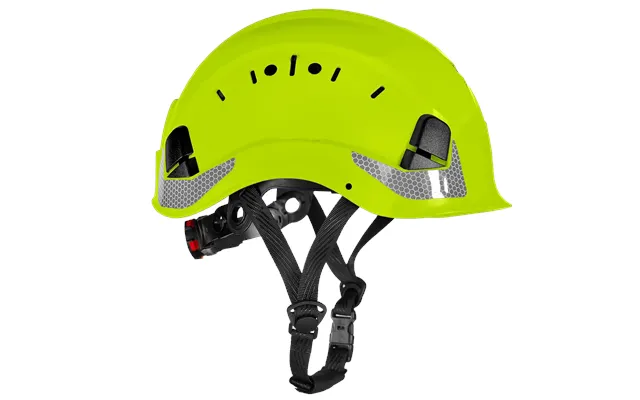Os Helmiq Sikkerhedshjelm Med Skruejustering Hi-viz Gul