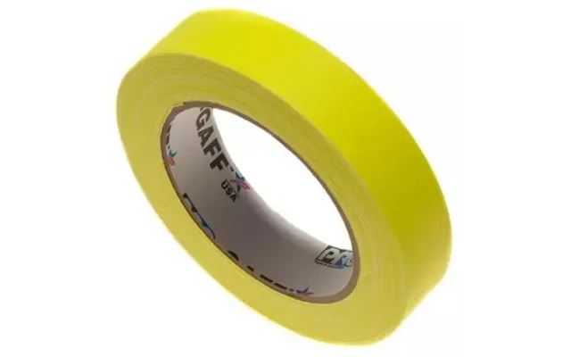 Pro-gaff Glow Gaffatape 24mm X 22,8m - Gul