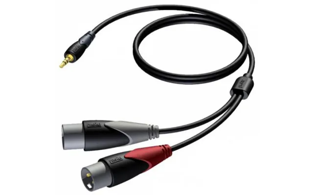 Procab Cla712 - Minijack Han Til 2x3pol Xlr Han Kabel 3 Meter